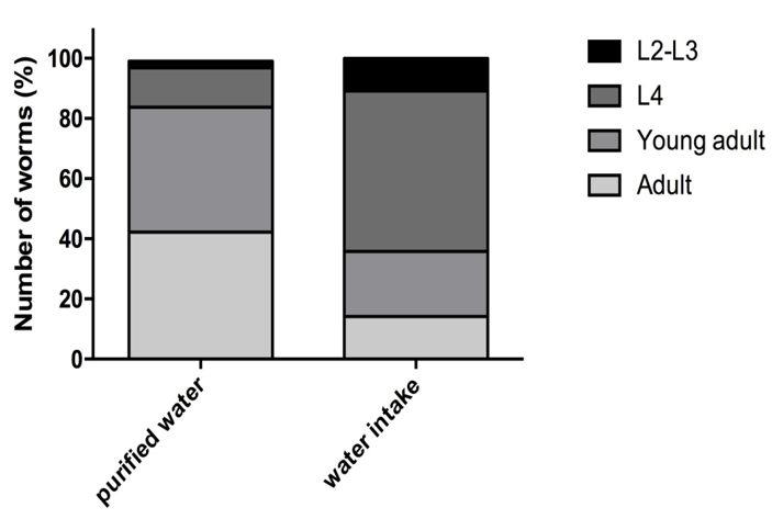 SunyBiotech Fertility rate of C. elegans